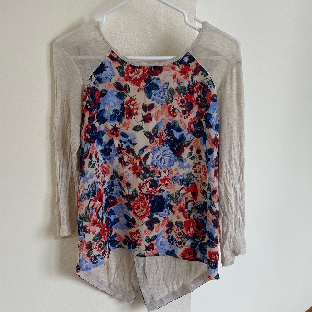 Xhilaration Multicolor Floral Blouse